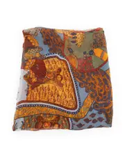 Horse Printed Silk Scarf