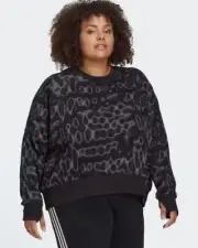Adidas 11 Honore Collab French Terry Crew Neck Sweater Women's Plus Size 2X NWT