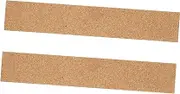 VILLFUL 2pcs Cork Strip Wall Sticker Memos Board for Office Self-Adhesive Cork Bulletin Bar Strips