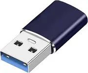 USB C Adapter, USB Male Adapter, Superspeed Transfer Plug | Reversible to USB-A Converter with Fast Charge Compatibility, Slim Compact Port Extender for Computers, Smartphones, Banks, and