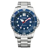 在飛比找PChome24h購物優惠-CITIZEN 星辰Mechanical經典藍面機械腕錶NJ