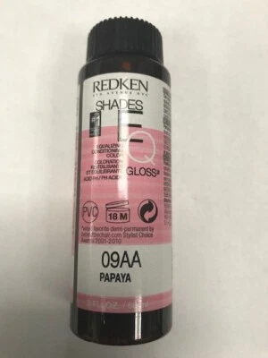 REDKEN SHADES EQ DEMI PERMANENT HAIR COLOR GLOSS 09AA 2 OZ