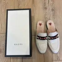 在飛比找PopChill優惠-[二手] 正品Gucci 愛心底穆勒拖鞋