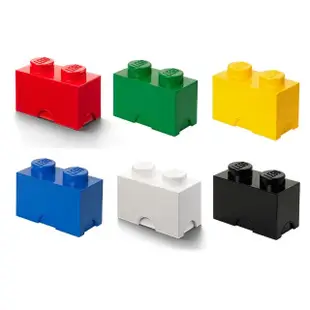 【LEGO 樂高】Room Copenhagen LEGO Storage Brick 2樂高積木經典方塊二收納盒(樂高收納盒)