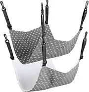 Sosoport Stylish Cat Swing Hanging Bed Reversible Cat Hammock for Indoor Pet Comfort