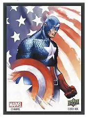 Upper Deck Marvel Captain America Sleeves (67mm x 92mm) 65 Matte Sleeves