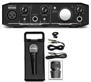 Mackie Onyx Artist 1.2 2x2 USB Recording Studio Interface+Microphone+Cable+Case