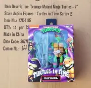 NECA TMNT Ninja Turtles In Time Raphael 7" Series 2 Action Figure In Stock