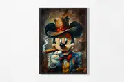 [Namly Design] Poster - Cartoon Character Smoking