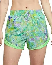 [Nike] Women's Tempo Pace Running Shorts 2.0 (as1, Alpha, l, Regular, Regular, Green Strike)