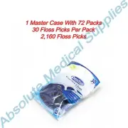 *2,160-Piece* DenTek Comfort Clean Silky Tape Floss Picks Fresh Mint Master Case