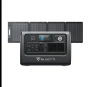 BLUETTI EB70(Grey) + Solar Panels | Solar Generator Kit, EB70+PV120D | 1000W, 716Wh, 120W Solar Kit