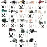 Women Flapper Accessories Gatsby Party Costume Elastic Headband Earrings