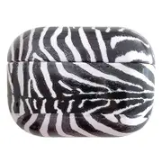 For AirPods Pro 2nd Gen Case, Animal Print Protective Hard Cover, Zebra