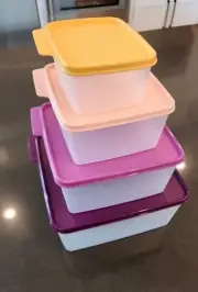 Tupperware Keep Tabs 4 Piece Set – BRAND NEW
