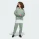 【adidas 愛迪達】外套 女款 運動連帽外套 亞規 WORD FZ HOODIE 綠 IK9894