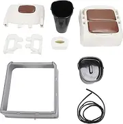 Bedside Commode Chair Strong Load Capacity Anti Slip Soft Padded Triple Sealed for Elderly Adults Bedroom Bathroom