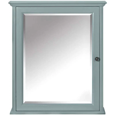 Home Decorators Medicine Cabinet 24"Wx27"H Rectangular Solid Birch/MDF Seaglass