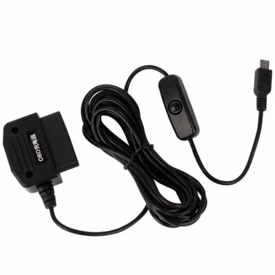Output 5V 2A Mini USB Ports Car OBD Cigarette Adapter Lighter Power Box