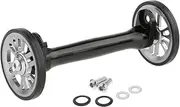 Folding Bike Easy Wheels Extension Rod for Bike Black titanium