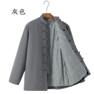 【巴黎精品】唐裝漢服上衣-純棉加厚保暖棉襖男外套6色a1bx78