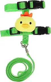 BUGUUYO Adjustable Pet Leash Set Rabbit Harness Guinea Pig Harness Ferret Hamster Leash Outdoor Pet Supplies