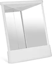 MERRYHAPY Vanity Lights Inverted Standing Mirror for Cosmetics True Mirror Non Reversing Magnifying