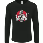 Samurai Tattoo Girl MMA Kenjutsu Kendo Iaido Mens Long Sleeve T-Shirt