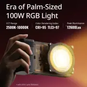 Zhiyun MOLUS X100 RGB LED Video Light Photography Light Bluetooth App Control