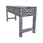 Mother Of Pearl Luminous Pearl 3-drawer Console Table