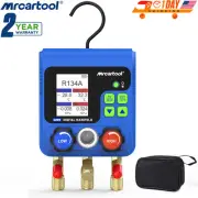 Refrigerant Pressure Gauge Digital AC Manifold Gauges Car Air Conditioning Tool