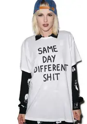 [Lazy Oaf] Same Shit Tee
