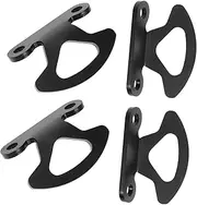 CHICAMPERA 4pcs Truck Bed Cargo Hook Storage Bracket Tie Down Hooks for Anchor System Stylish Finish Extra Storage Space for Efficient Transport