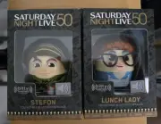 SET OF 2 NEW SNL 50TH BITTY BOOMERS BLUETOOTH SPEAKERS STEFON, LUNCH LADY