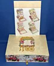 Anna Griffin Finishing School Flower Cart Craft Box Kit All New w/Code for Class