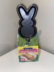 Peeps Easter Bunny Shaped Pancake Mix and Skillet Gift Set *hard To Find”