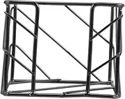 ARTIBETTER Black Iron Square Notepad Holder Wire Cube Memo Note Dispenser Metal Wire Organizer for Office Home School Desk Organizer