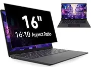 Laptop Privacy Screen 16 Inch Aspect 16:10, Removable Anti Glare Blue Light Protector Filter, 16 In Computer Screen Privacy Shield Compatible with Lenovo Hp Dell Acer Asus Thinkpad Envy Xps