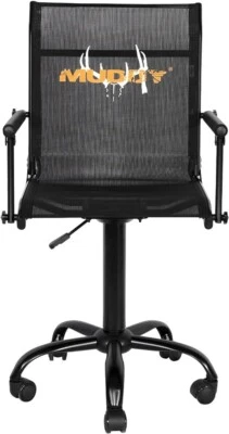 Muddy Rolling Swivel Chair Black Hunting Blind Deer Turkey
