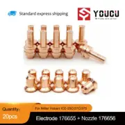 20pk Fo Miller Spectrum 375-treme ICE-25C ICE-27C 176655 Electrode 176656 Nozzle