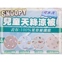 在飛比找蝦皮購物優惠-【南部孩子】SNOOPY史奴比兒童天絲涼被 奧斯汀 免運 天