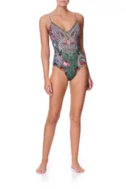 TIE BACK V-NECK ONE PIECE TALES OF TIME