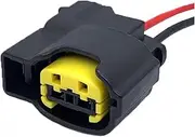 2 Pin 49093-0211 Auto Molex Ignition Coil Plug Horn Socket Waterproof Female Electronic Connector Wire Harness Compatible with KIA Hyu~dai (Color : 2P Wire Harness, Size : 1 Set)