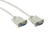 10M DB9F/DB9F Null Modem Cable