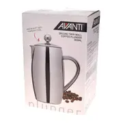Avanti Deluxe Twin Wall 6 Cup Coffee Plunger 800Ml