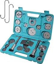 24pcs Brake Caliper Compression Tool,Brake Caliper Tool,Car Accessories Caliper Piston Compressor Tool,Disc Brake Caliper Wind Back Tool and Piston Compression Set,Fit Most Vehicles