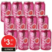 USA CANS 355mL CHERRY COKE 12 PACK