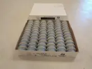 AMERICAN THREAD STAR ULTRA DEE SEWING THREAD BOBBIN 8065 GREY 36 YARDS SET OF 72