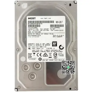 HGST/日立 HUS726040ALE610 4T 臺式機NAS監控SATA服務器硬盤 4TB