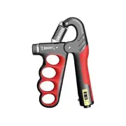 Grip Strength Trainer, Hand Grip Strengthener with Adjustable Resistance 11 Red